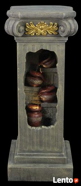FONTANNA OGRODOWA--KWIETNIK - KOLUMNA ANTYK - 90cmLED