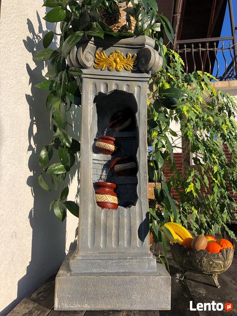 FONTANNA OGRODOWA--KWIETNIK - KOLUMNA ANTYK - 90cmLED