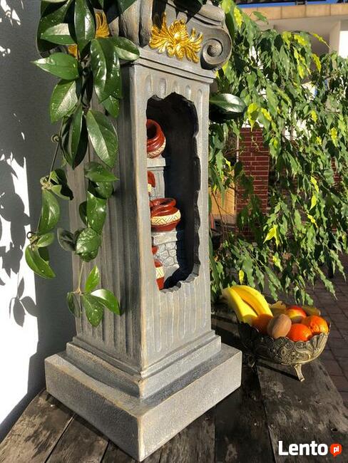 FONTANNA OGRODOWA--KWIETNIK - KOLUMNA ANTYK - 90cmLED