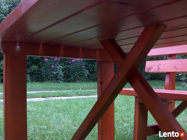Meble ogrodowe STÓŁ ŁAWA 150 cm jedyne solidne.