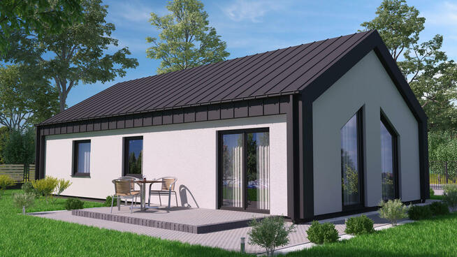 DOM Drewniany parterowy Energooszczędny 50 - 130m2