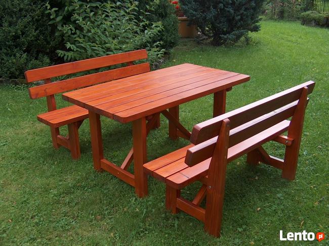 Meble ogrodowe STÓŁ ŁAWA 150 cm jedyne solidne.