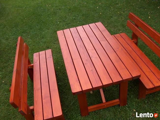 Meble ogrodowe STÓŁ ŁAWA 150 cm jedyne solidne.