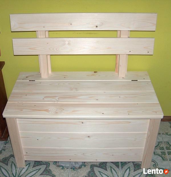 Skrzynia kufer ławka z oparciem 100X50x85