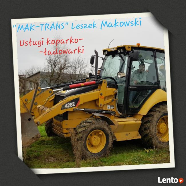 WYPOŻYCZALNIA PRZYCZEP Usługi koparko-ładowarką SANDOMIERZ