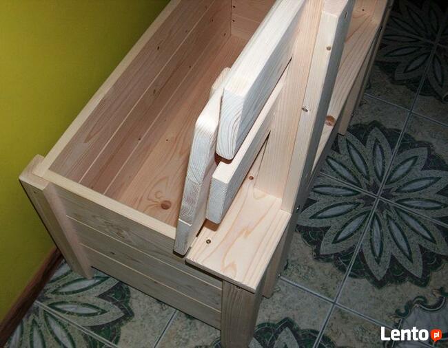 Skrzynia kufer ławka z oparciem 100X50x85
