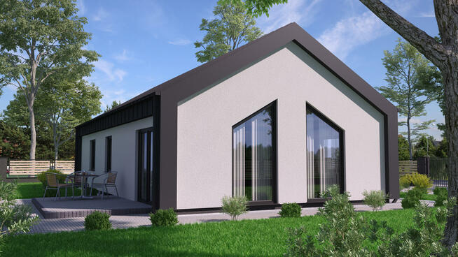 DOM Drewniany parterowy Energooszczędny 50 - 130m2