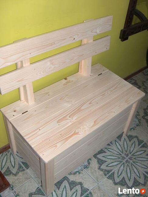 Skrzynia kufer ławka z oparciem 100X50x85