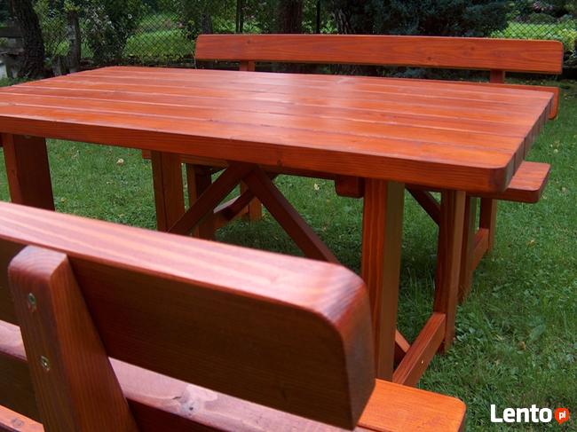 Meble ogrodowe STÓŁ ŁAWA 150 cm jedyne solidne.