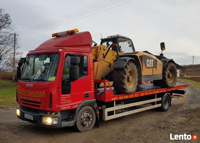 WYPOŻYCZALNIA PRZYCZEP Usługi koparko-ładowarką SANDOMIERZ