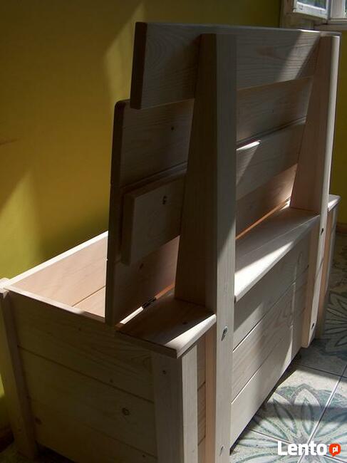 Skrzynia kufer ławka z oparciem 100X50x85