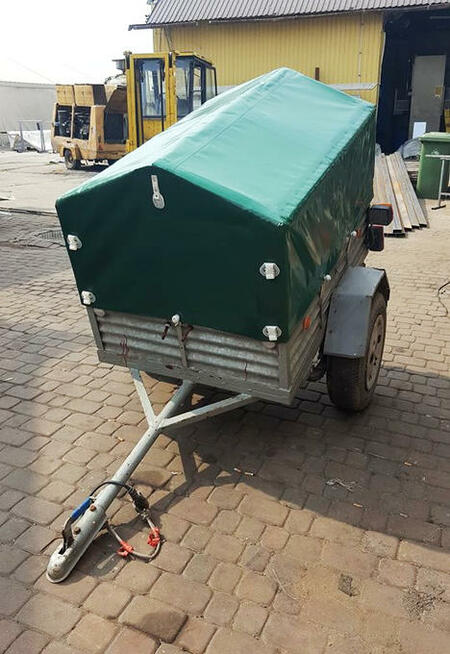 PLANDEKA PVC na przyczepkę samochodową ROLNICZĄ