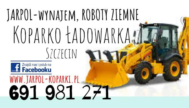 Wynajem koparko ładowarki Szczecin i okolice