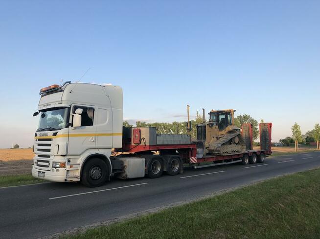 Transport maszyn budowlanych do 40 ton Szczecin -Cała Polska