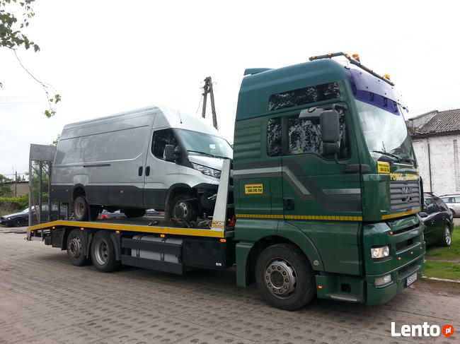 Transport maszyn budowlanych do 40 ton Szczecin -Cała Polska