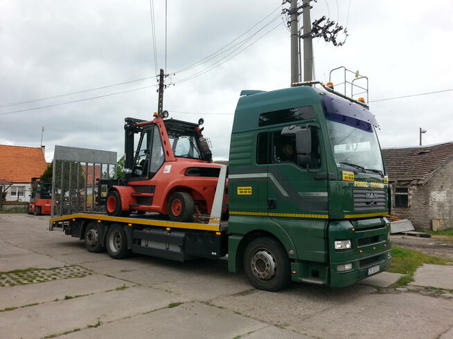 Transport maszyn budowlanych do 40 ton Szczecin -Cała Polska