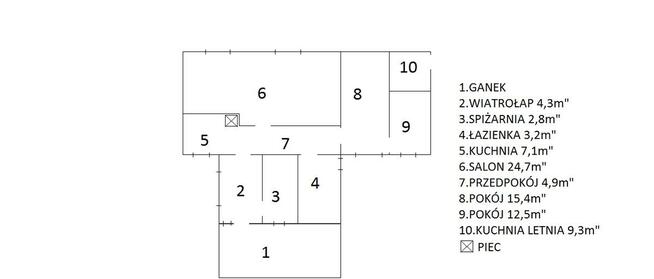 Dom jednorodzinny z działką oraz lasem. Gmina Osie