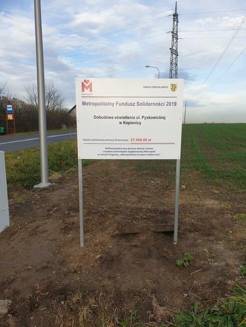 SZYLD TABLICA REKLAMOWA + konstrukcja GOTOWA DO MONTAŻU