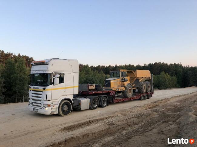 Transport maszyn budowlanych do 40 ton Szczecin -Cała Polska
