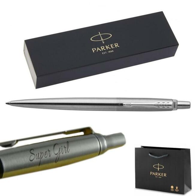 Długopis Parker na prezent stalowy Jotter