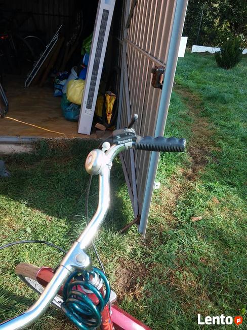 Rower bordowy, damka, 3 biegi w piaście, z bagażnikiem
