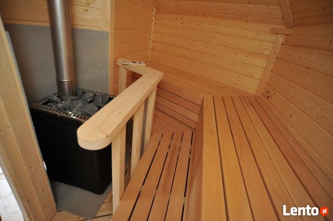 DOMEK SAUNA OGRODOWA 9,2 M z szatnią lub bez szatni
