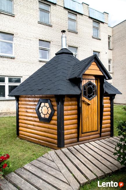 DOMEK SAUNA OGRODOWA 9,2 M z szatnią lub bez szatni