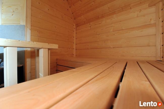 DOMEK SAUNA OGRODOWA 9,2 M z szatnią lub bez szatni