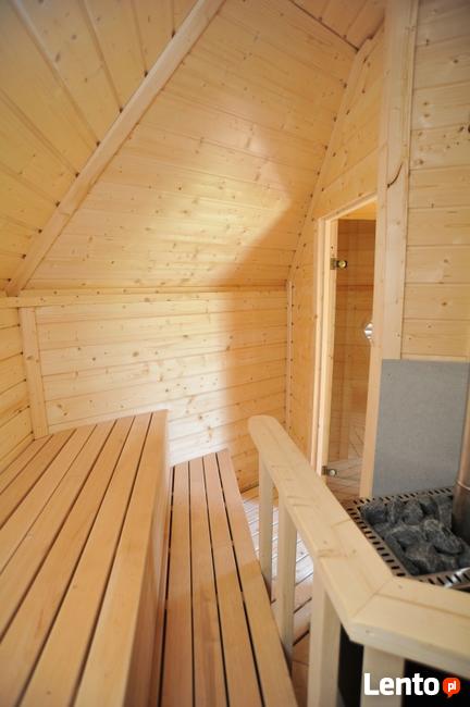 DOMEK SAUNA OGRODOWA 9,2 M z szatnią lub bez szatni