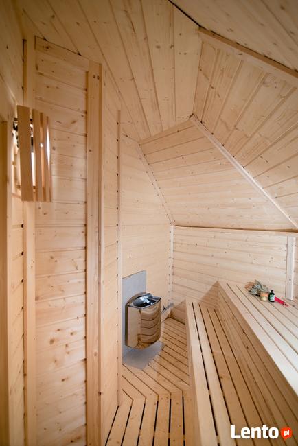 DOMEK SAUNA OGRODOWA 9,2 M z szatnią lub bez szatni