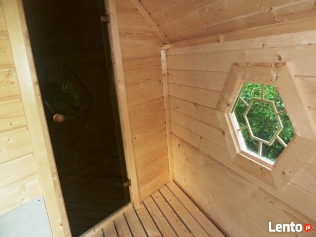 DOMEK SAUNA OGRODOWA 9,2 M z szatnią lub bez szatni