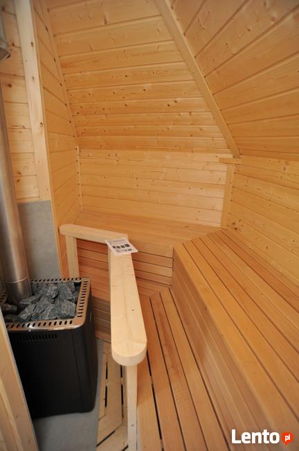 DOMEK SAUNA OGRODOWA 9,2 M z szatnią lub bez szatni