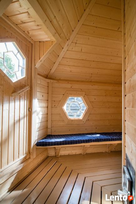 DOMEK SAUNA OGRODOWA 9,2 M z szatnią lub bez szatni