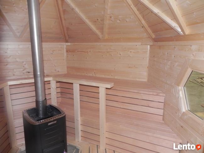 DOMEK SAUNA OGRODOWA 9,2 M z szatnią lub bez szatni