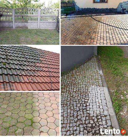 Mycie elewacji - mycie dachów - malowanie dachów