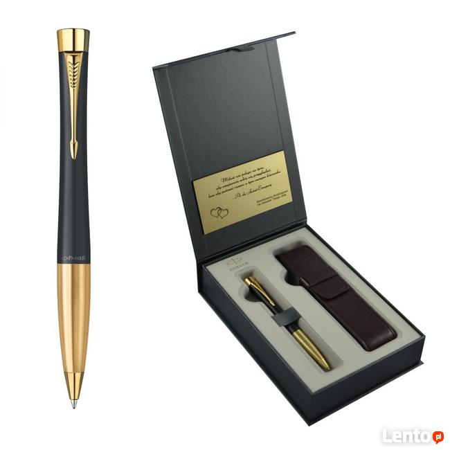 Zestaw upominkowy Parker Urban czarno-złoty