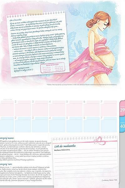 Kalendarz Fasolki-Pamiętnik historii ciąży-Prezent wyjątkowy