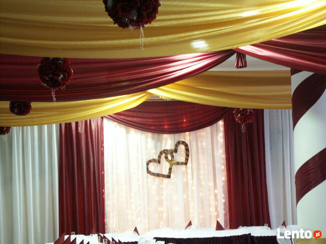 MATERIAŁ DEKORACYJNY Na Twój Ślub Dekoracja Weselna i inne.