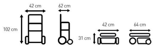 Wózek na Zakupy SKŁADANY Carlett NOWY !