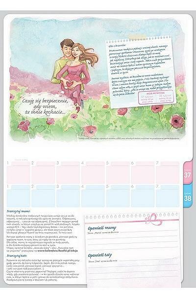 Kalendarz Fasolki-Pamiętnik historii ciąży-Prezent wyjątkowy