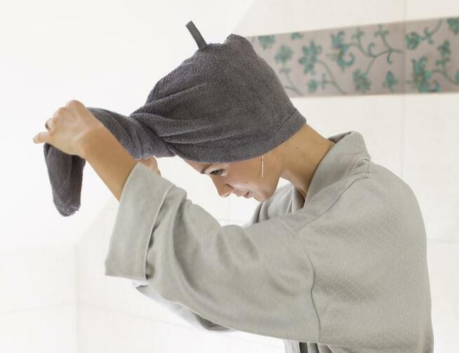 Turban bambusowy damski (100% bambusa) super chłonny - czter