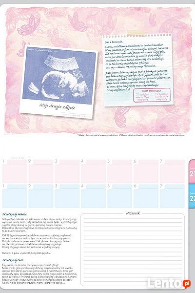 Kalendarz Fasolki-Pamiętnik historii ciąży-Prezent wyjątkowy