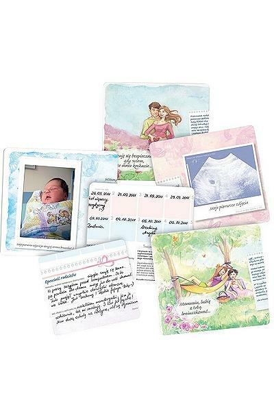 Kalendarz Fasolki-Pamiętnik historii ciąży-Prezent wyjątkowy