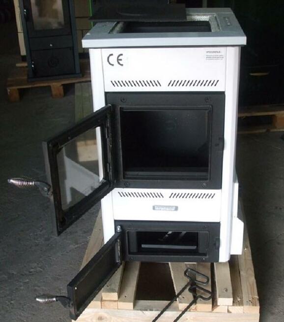 PIEC KUCHENNY TERMOMONT TEMY S-10 Z FUNKCJĄ C.O. 10 KW. brąz