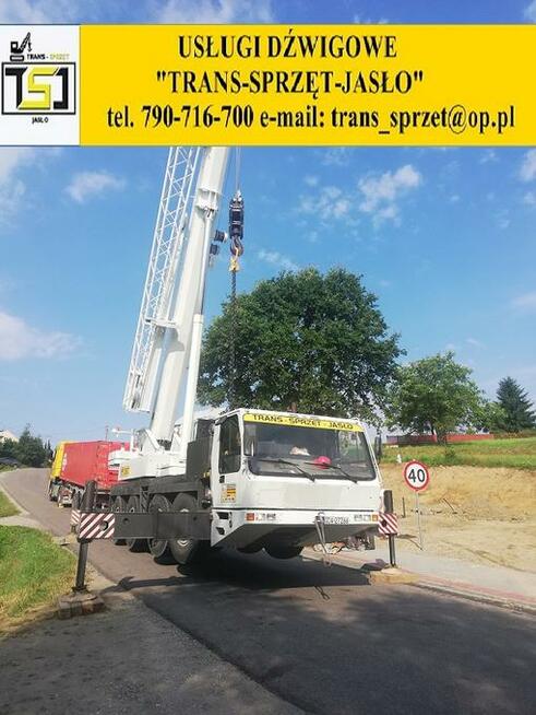 Usługi dźwigowe wynajem dźwigów Jasło, Krosno, Podkarpackie,