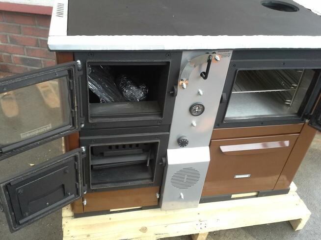 Piec kuchenny, kuchnia z funkcją c.o. TEMY+P25