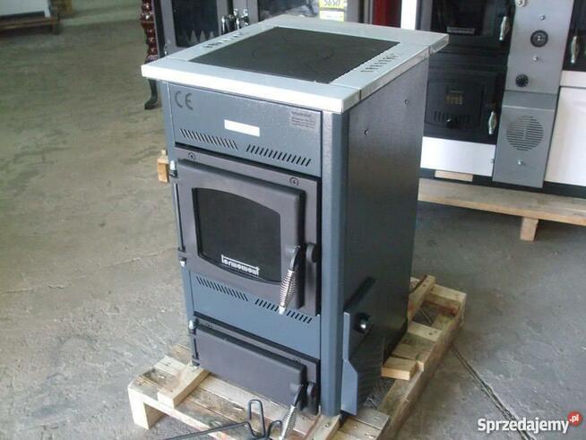 PIEC KUCHENNY TERMOMONT TEMY S-10 Z FUNKCJĄ C.O. 10 KW. brąz