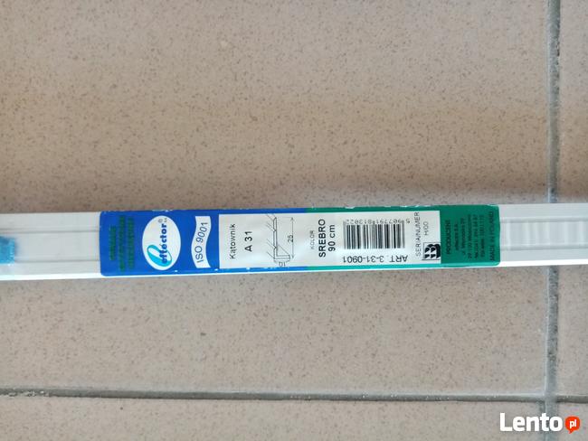 Kątowniki schodowe, profile - kolor srebrny