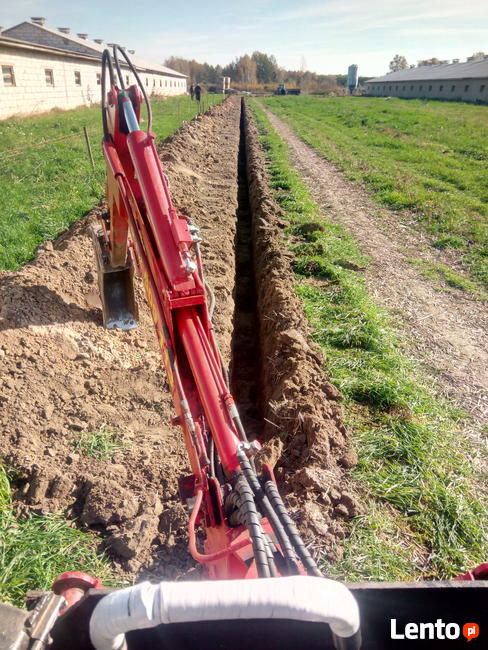 minikoparka kotuń odwodnienia dranaże wypozyczalnia narzedzi