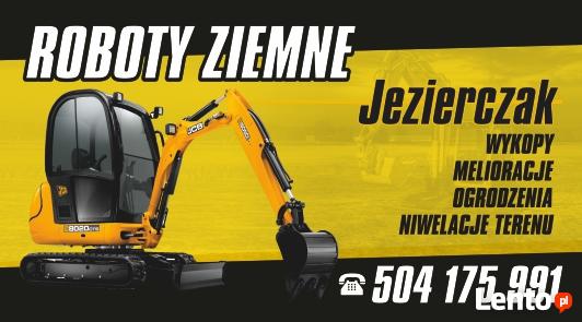 Usługi minikopraką, roboty ziemne